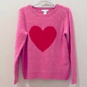 CUPCAKES & CASHMERE PINK with RED HEART SWEATER